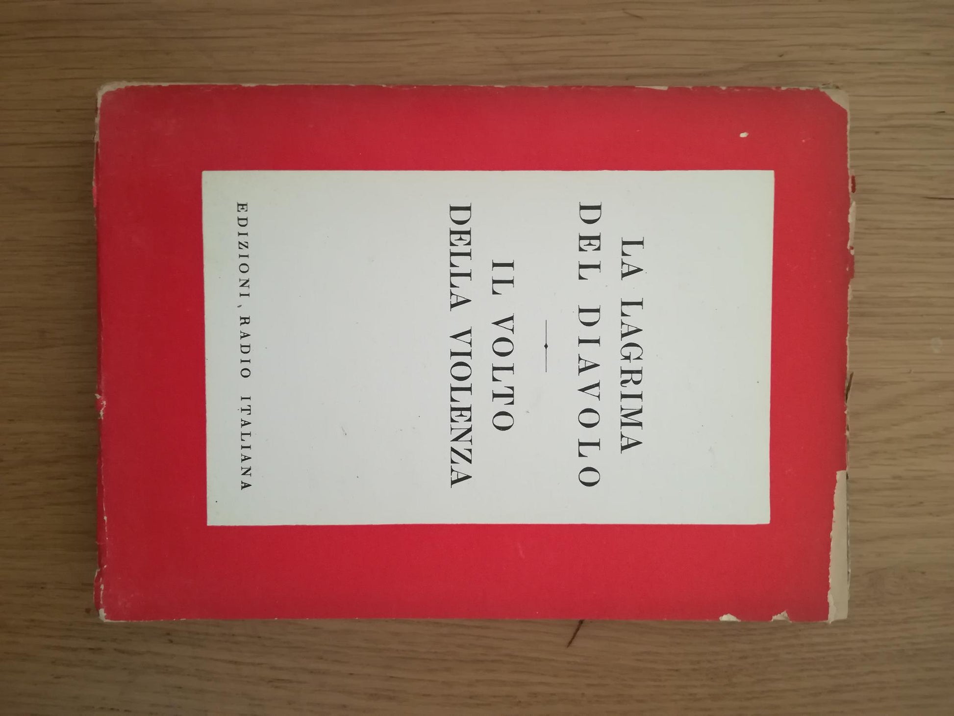 La lagrima del diavolo Il volto della violenza - copertina