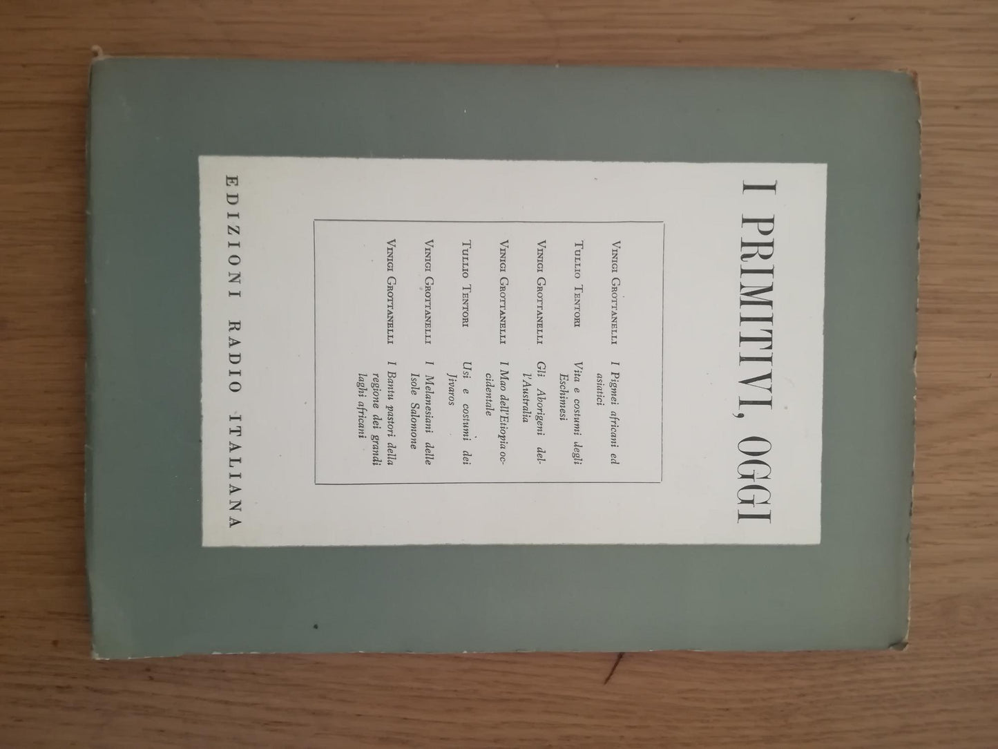 I primitivi, oggi - copertina