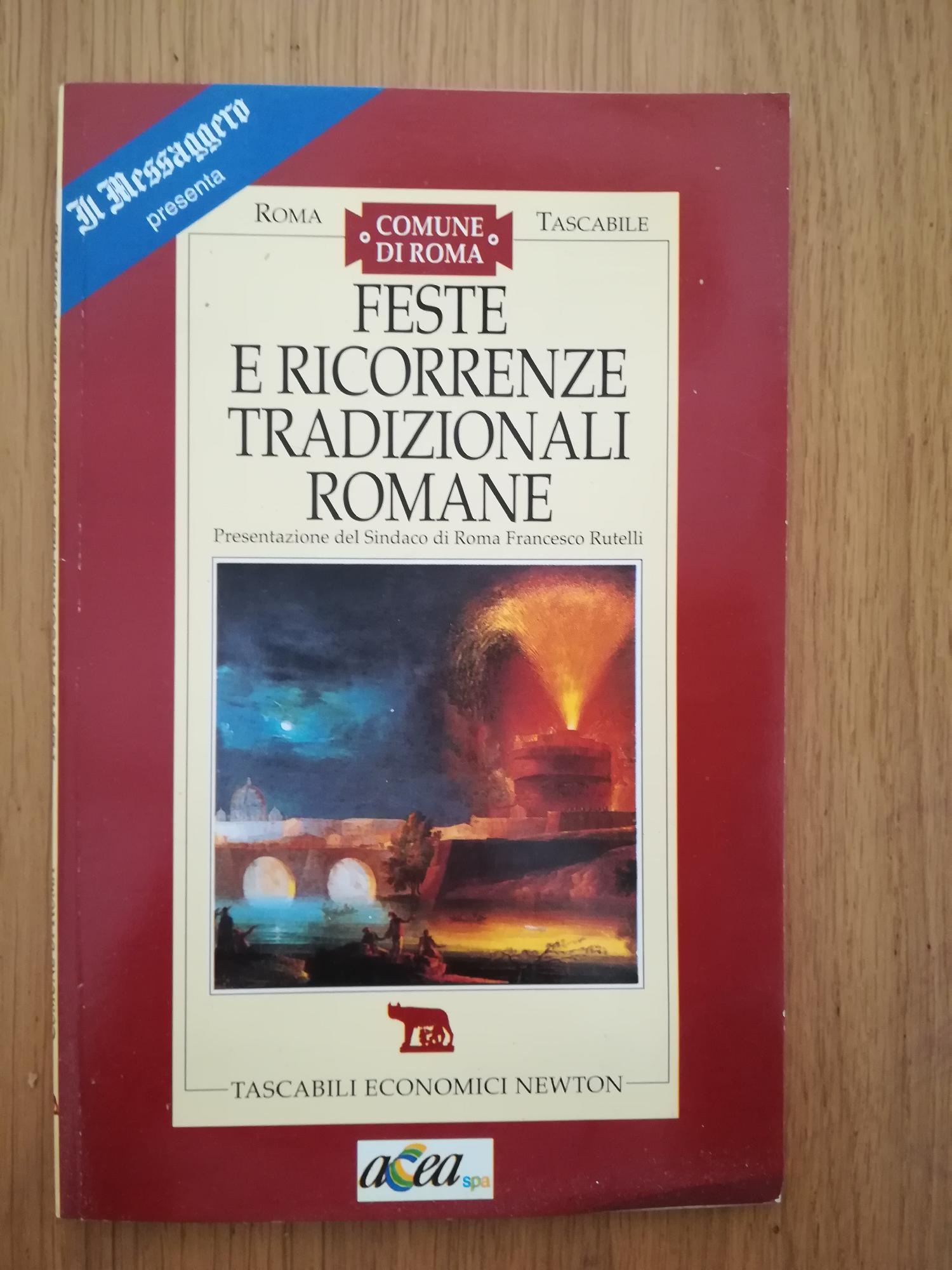 Feste e ricorrenze tradizionali romane - copertina