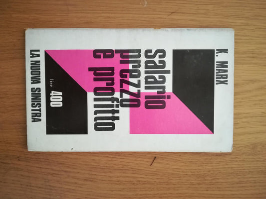 Salario prezzo e profitto - copertina