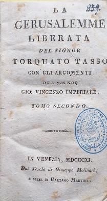 La Gerusalemme Liberata - copertina