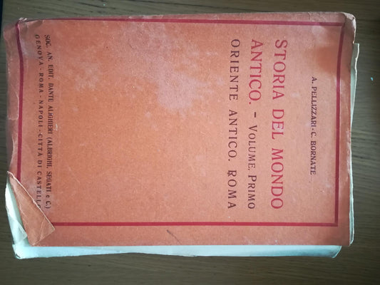 Storia del mondo antico - Vol. I oriente antico. Roma - copertina