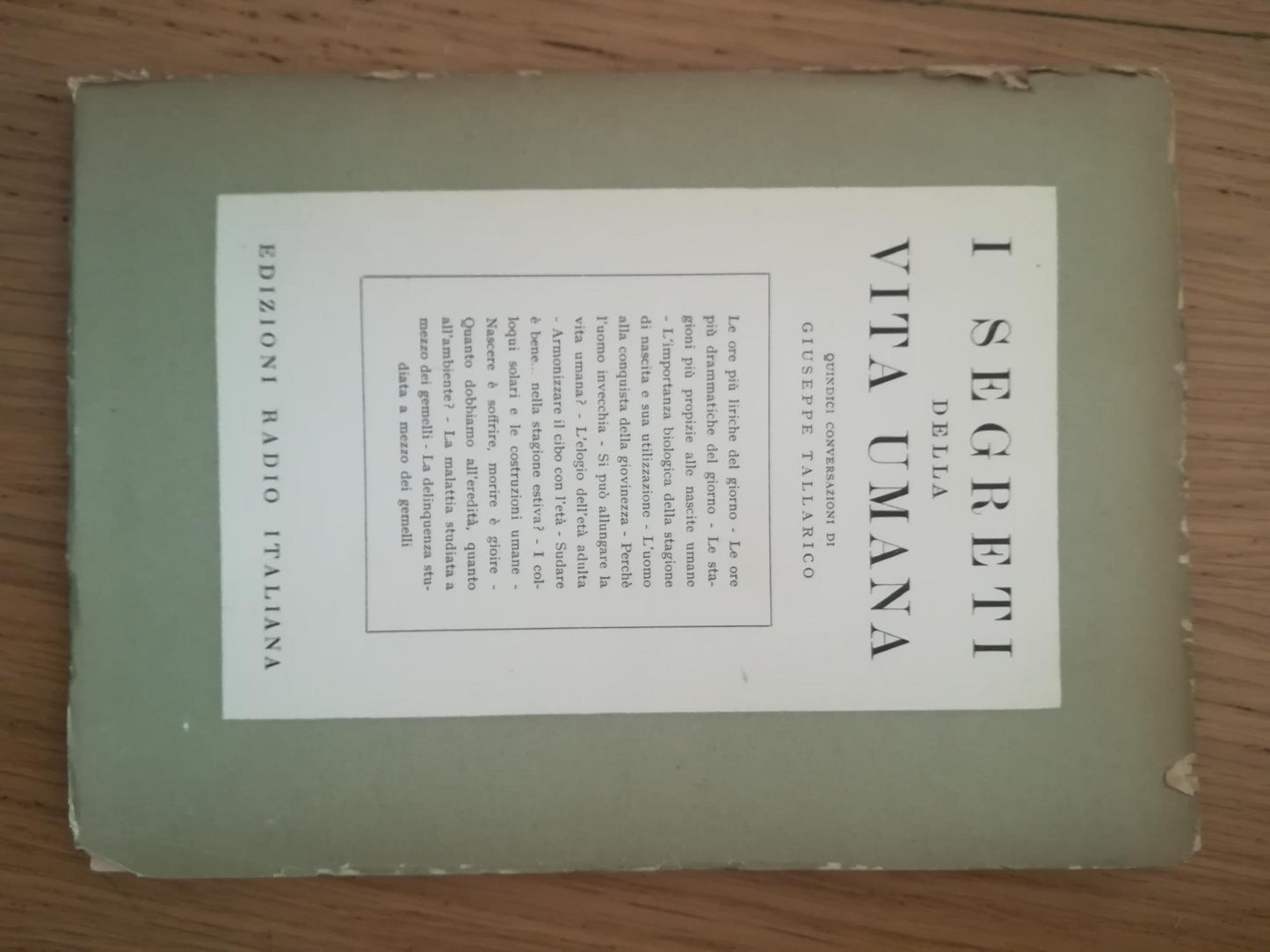 I segreti della vita umana - copertina