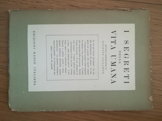 I segreti della vita umana - copertina