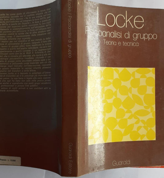 Psicoanalisi di gruppo. Teoria e tecnica - copertina