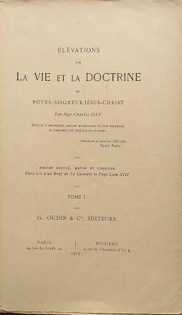 Elévations sur Notre-Seigneur Jésus-Christ. Tome 1 - copertina