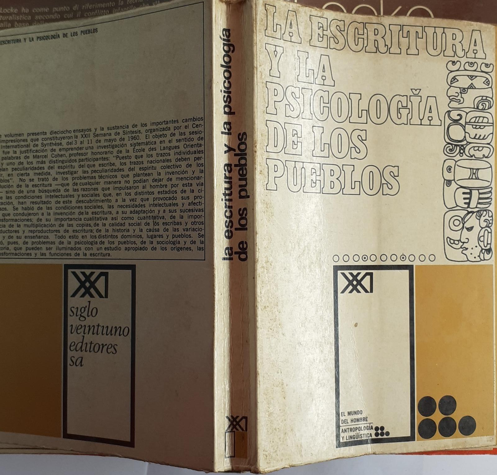 La escritura y la psicología de los pueblos - copertina