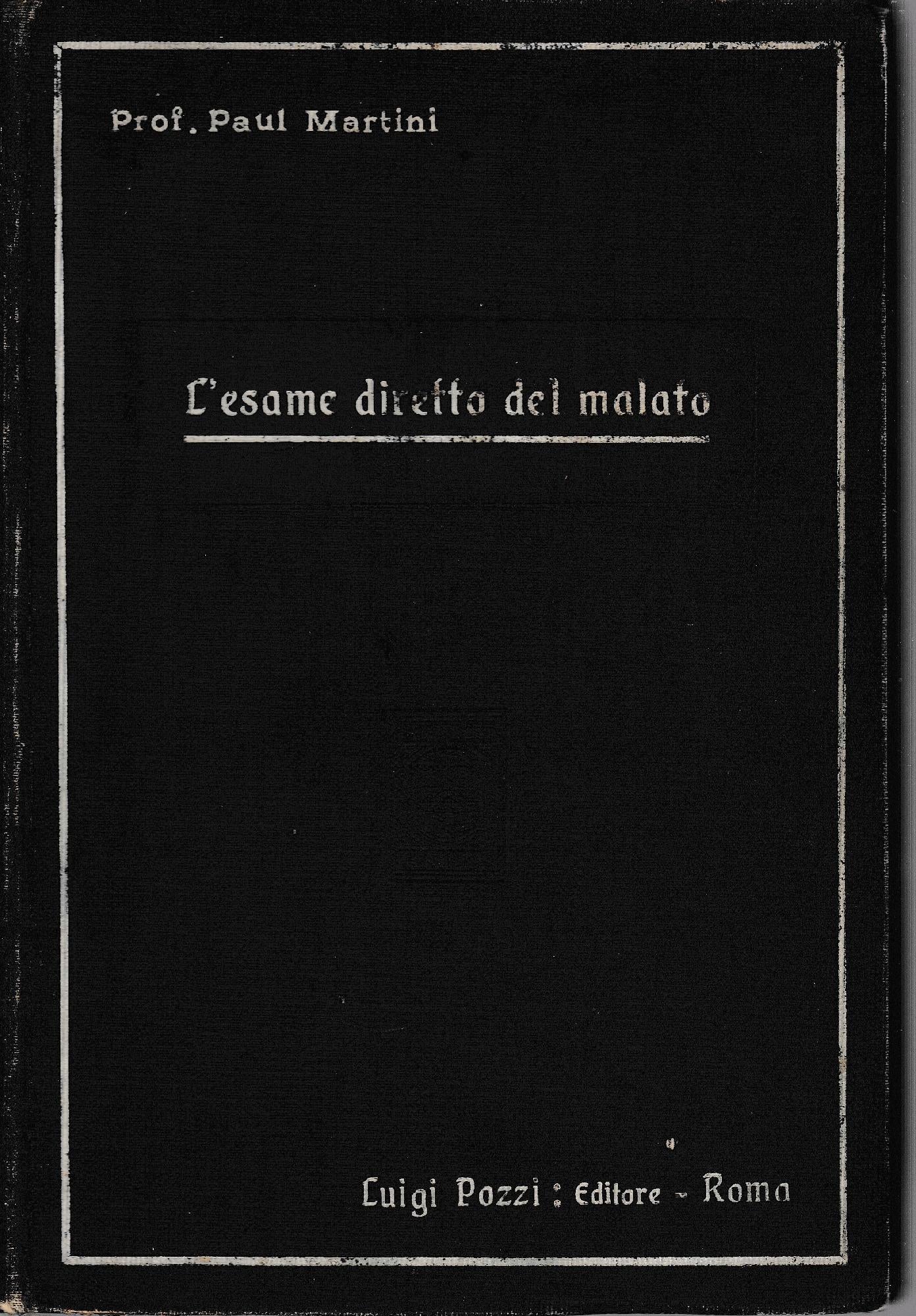 L'esame diretto del malato - copertina