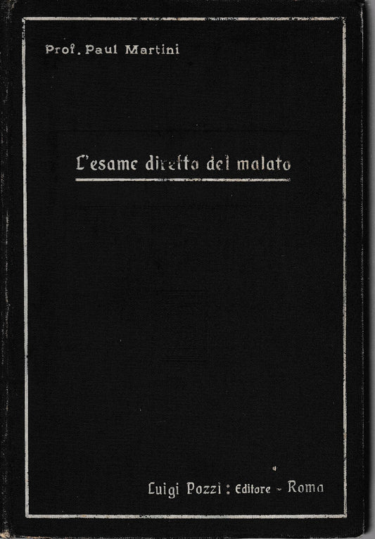 L'esame diretto del malato - copertina