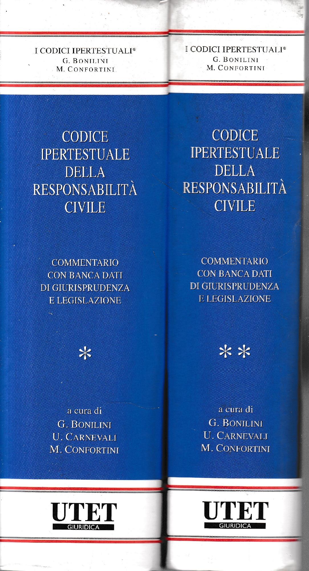 Codice ipertestuale della responsabilità civile. Con CD-ROM mancante. - copertina