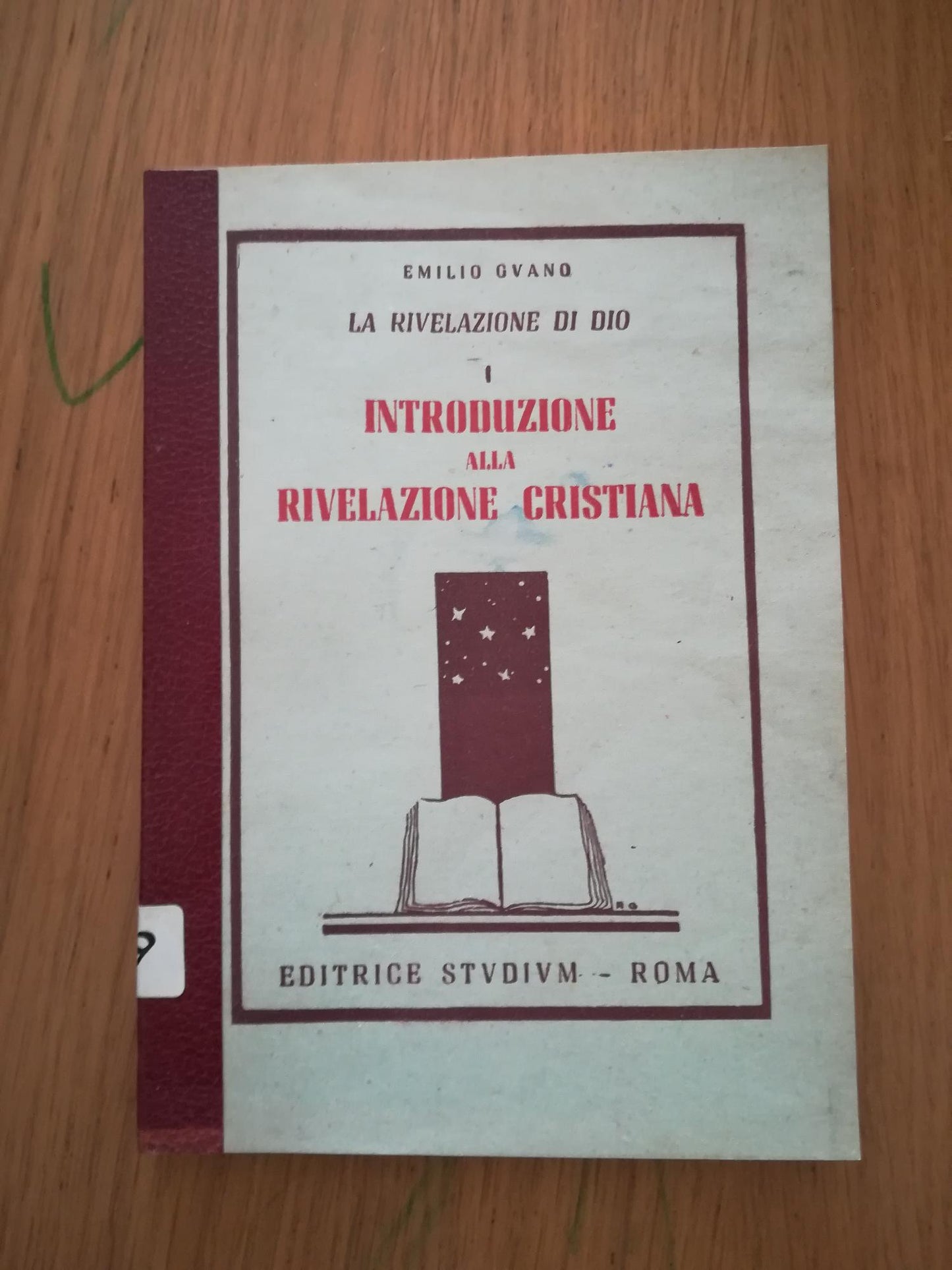 La rivelazione di Dio  Vol. I Introduzione alla rivelazione cristiana - copertina