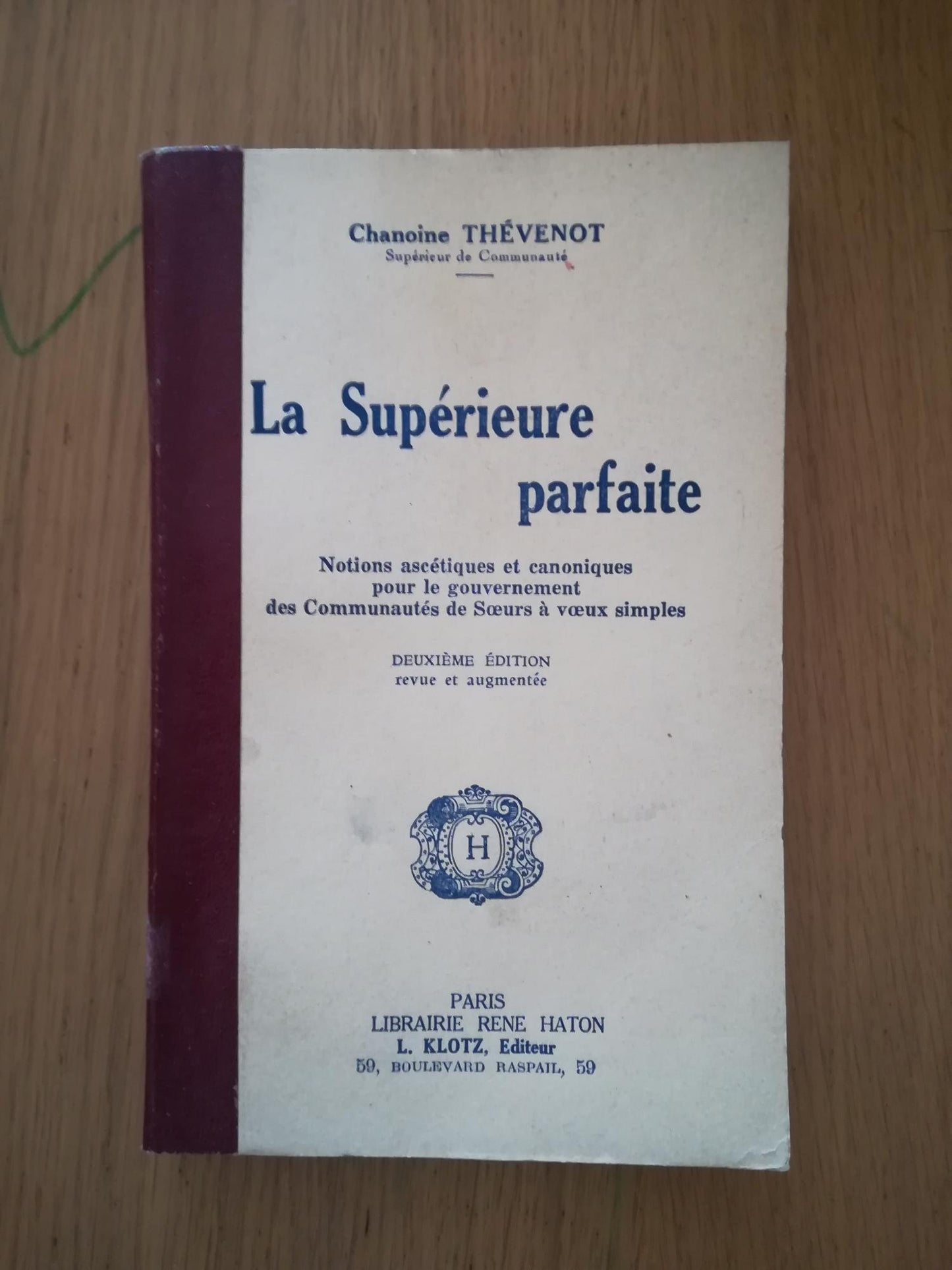La Superieure parfaite - copertina