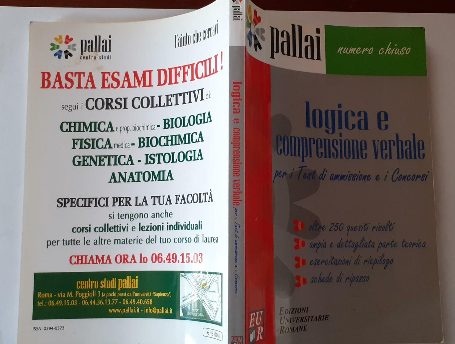 Logica e comprensione verbale - copertina