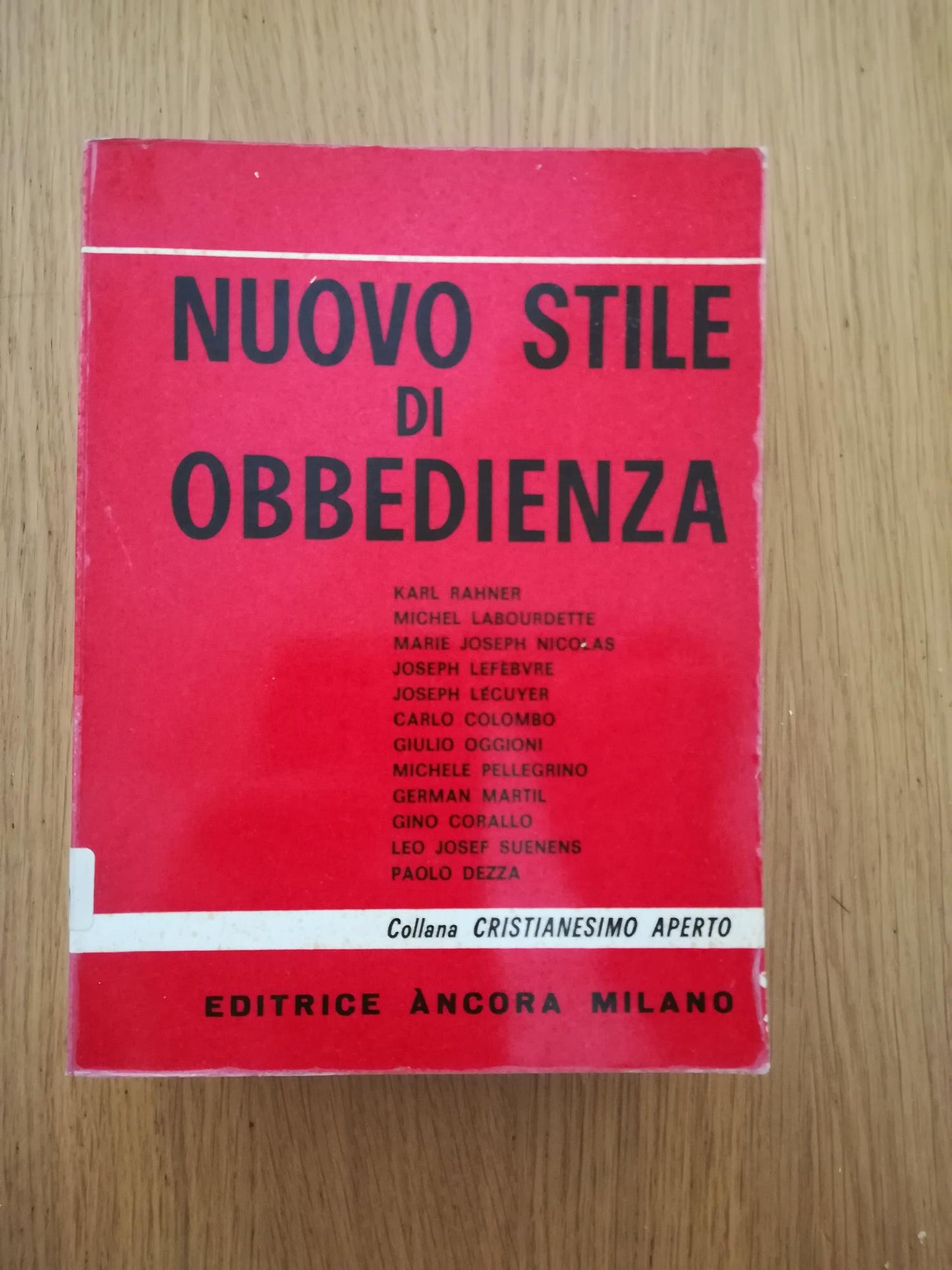 Nuovo stile di obbedienza - copertina