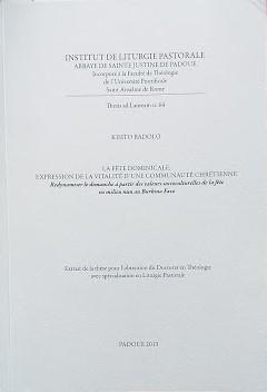 La fete dominicale, expression de la vitalité d'une communauté chrétienne - copertina