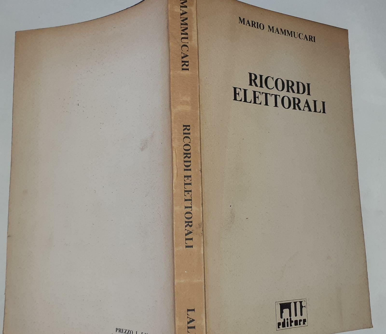 Ricordi elettorali - copertina