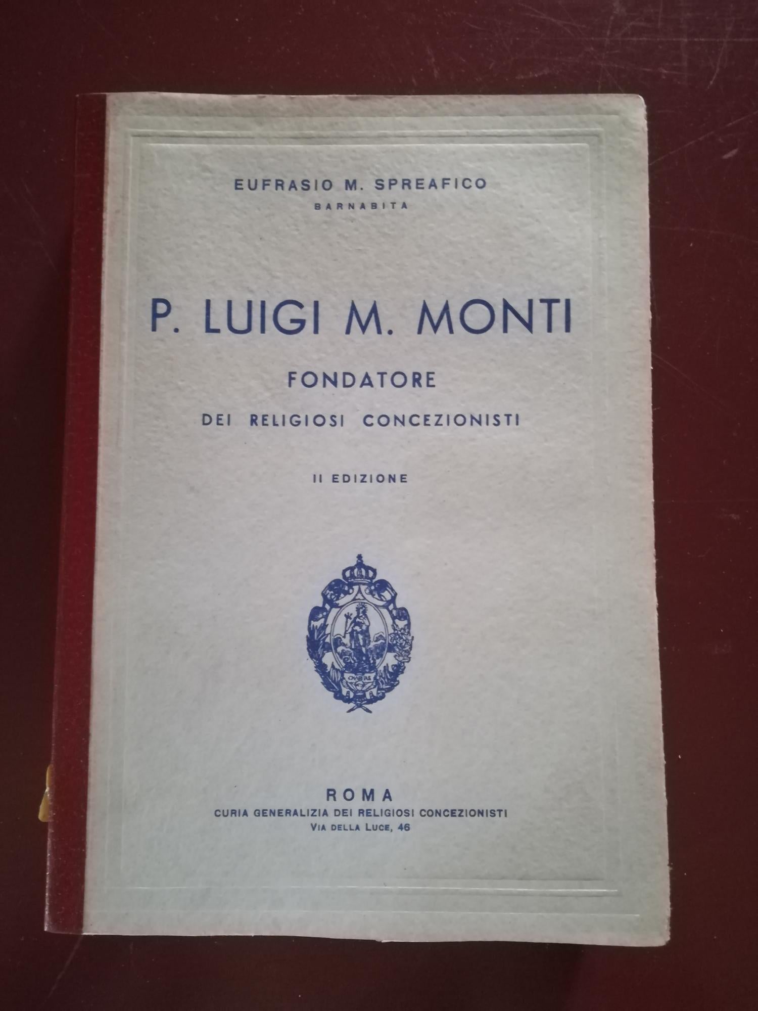 P. Luigi M. Monti - copertina