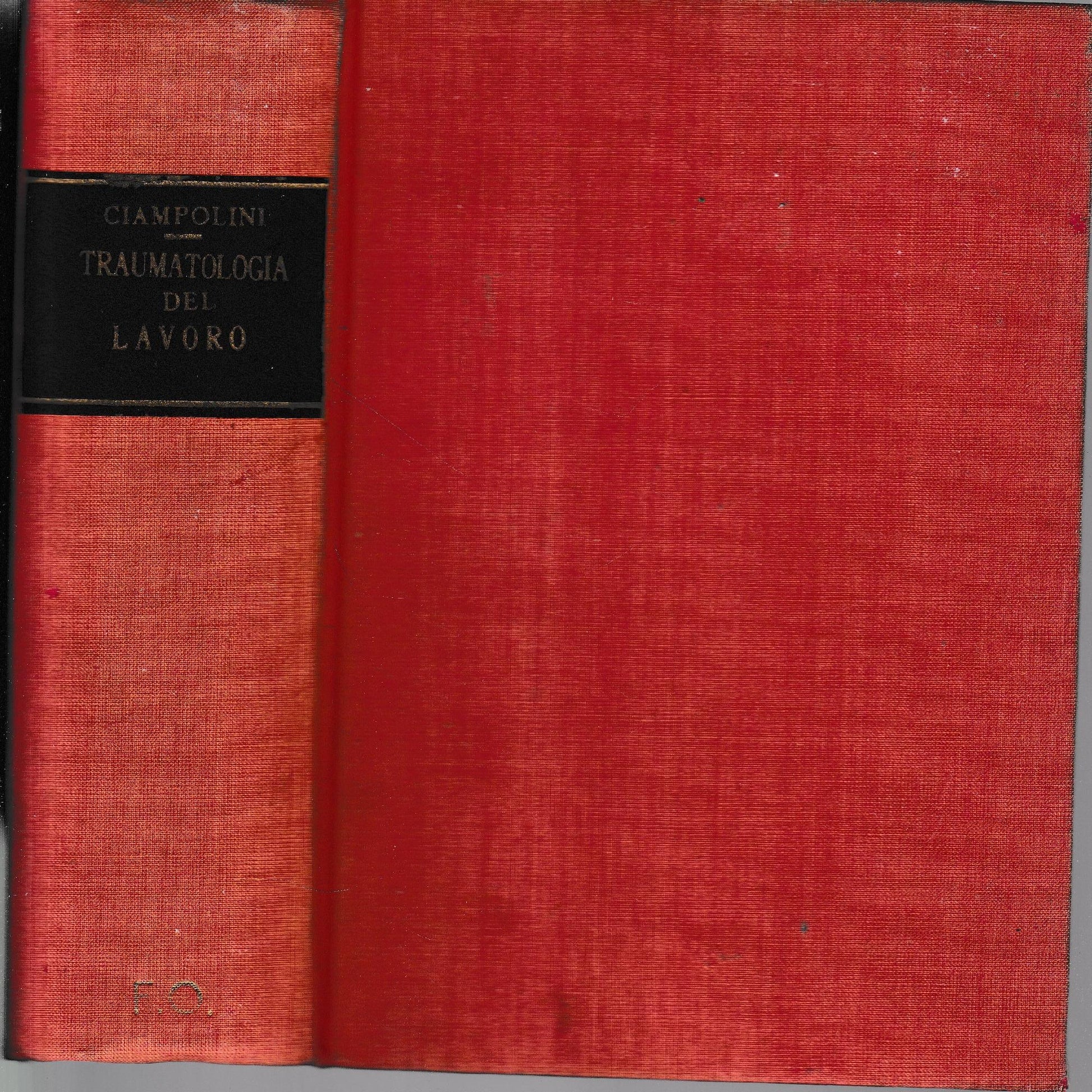 Traumatologia del lavoro - copertina