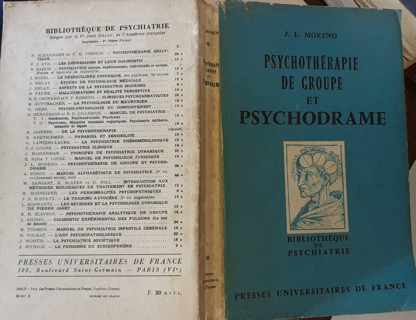 Psychotherapie de groupe et psychodrame - copertina