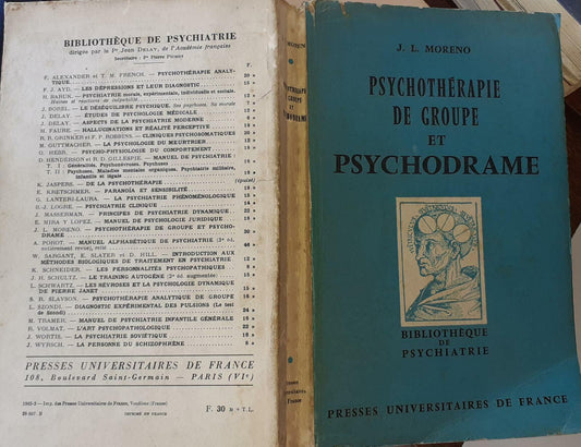 Psychotherapie de groupe et psychodrame - copertina