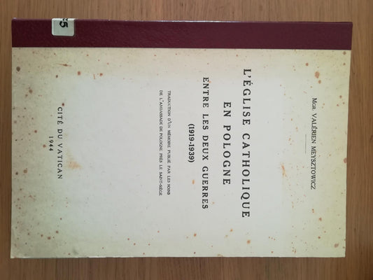 L' eglise catholique en Pologne entre les deux guerres - copertina