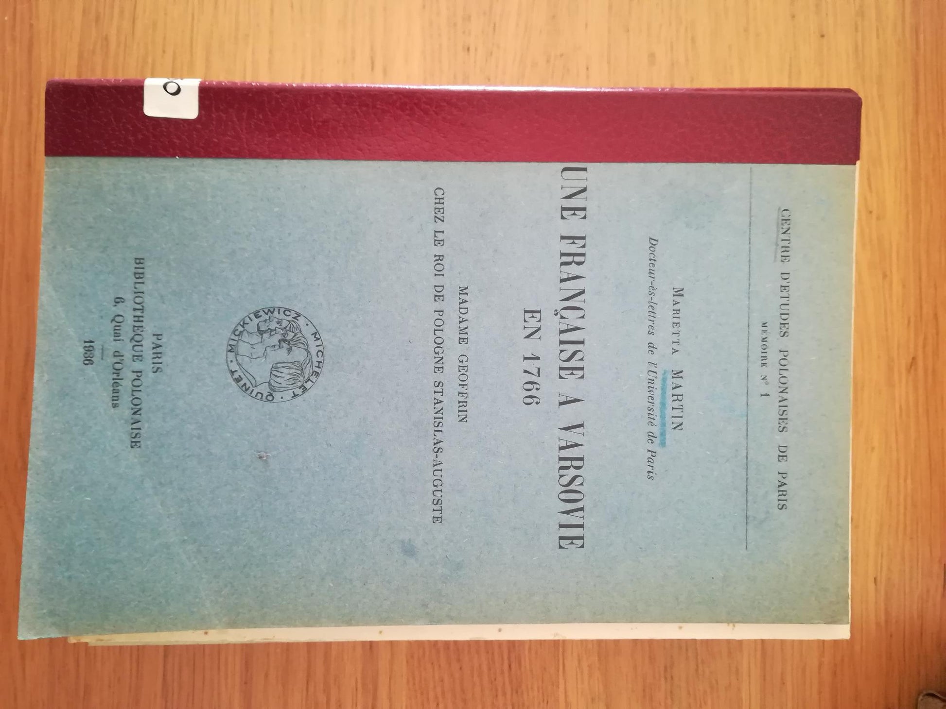 Une Française à Varsovie en 1766 - copertina