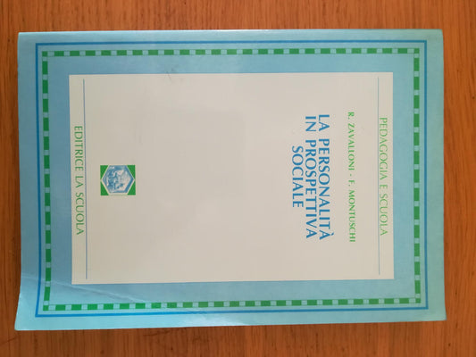 La personalità in prospettiva sociale (Pedagogia e scuola) - copertina