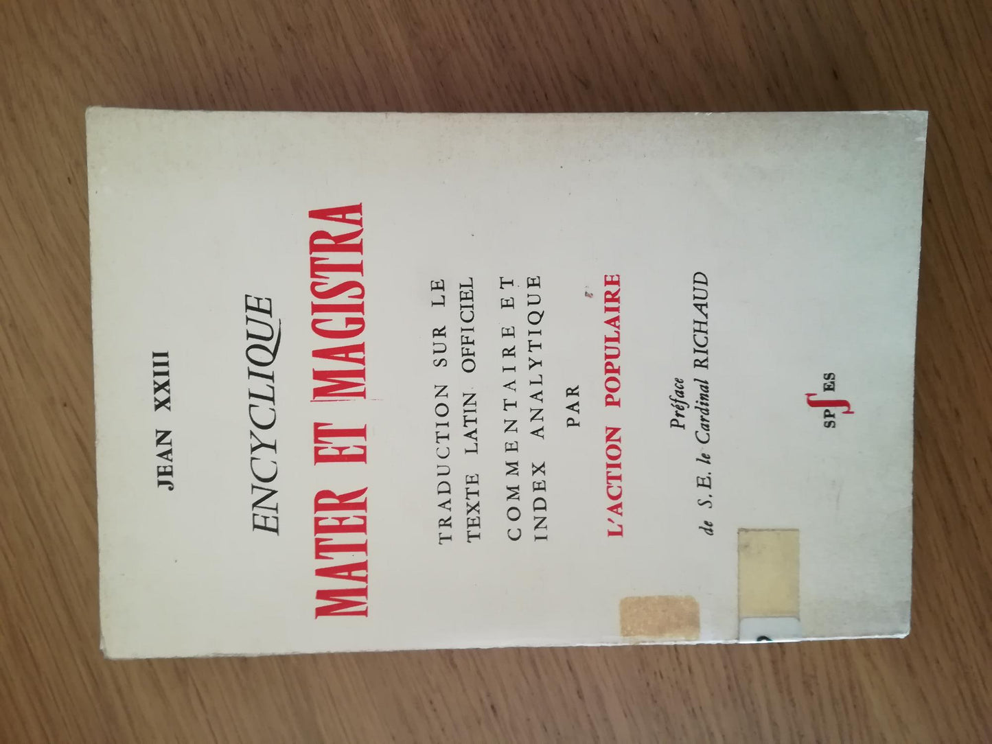 Encyclique mater et magistra - copertina