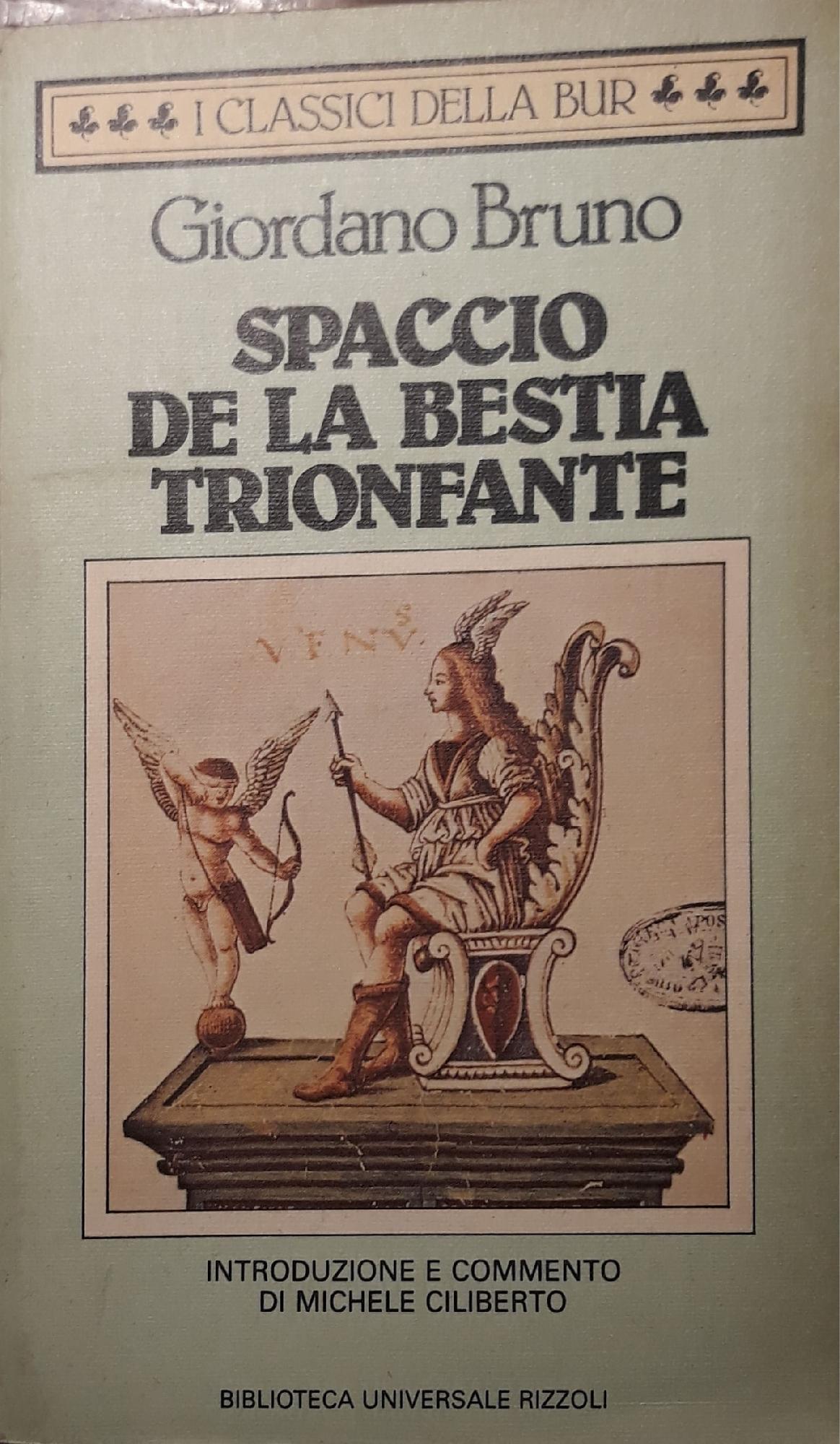 Spaccio de la bestia trionfante - copertina