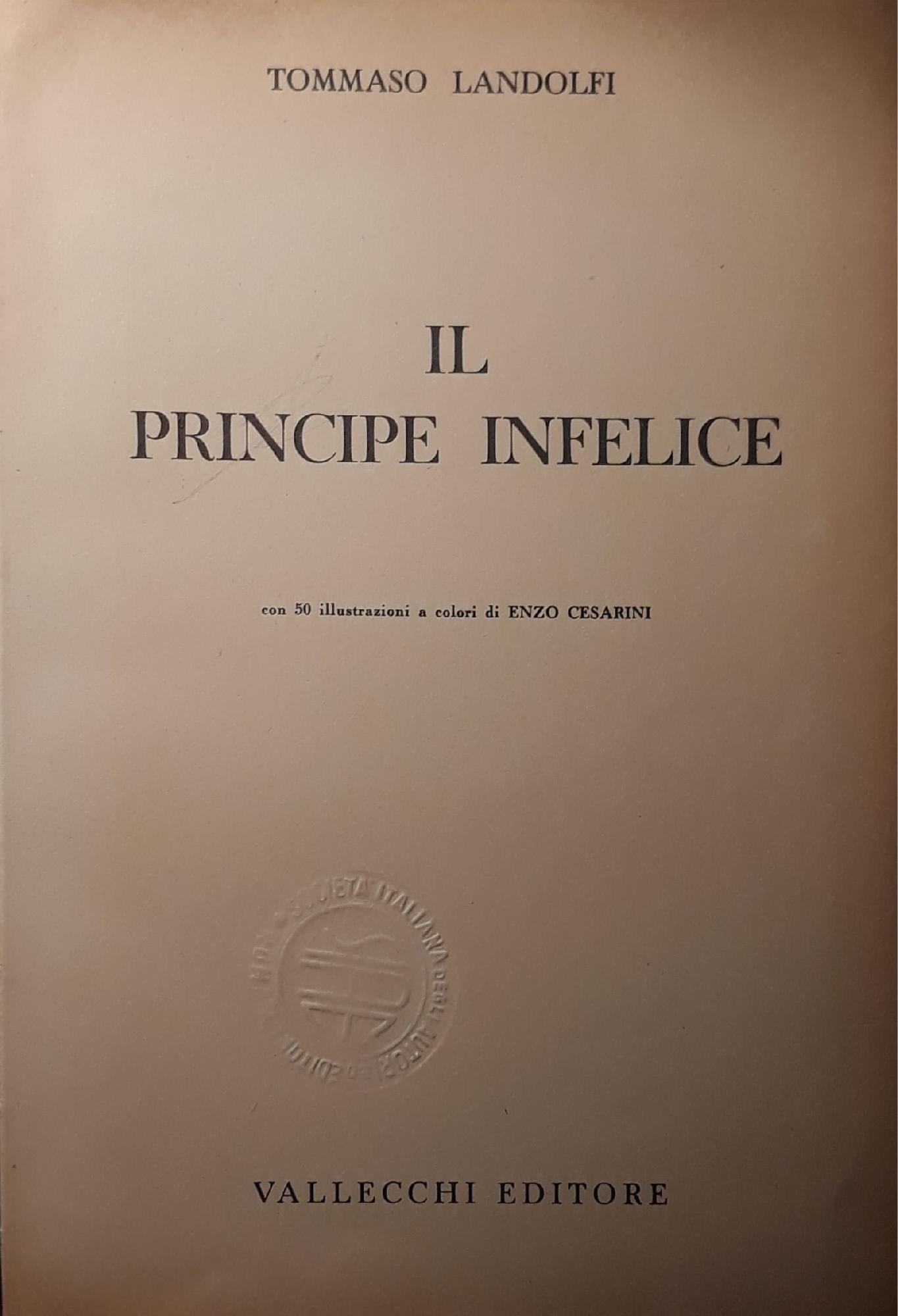 Il principe infelice - copertina