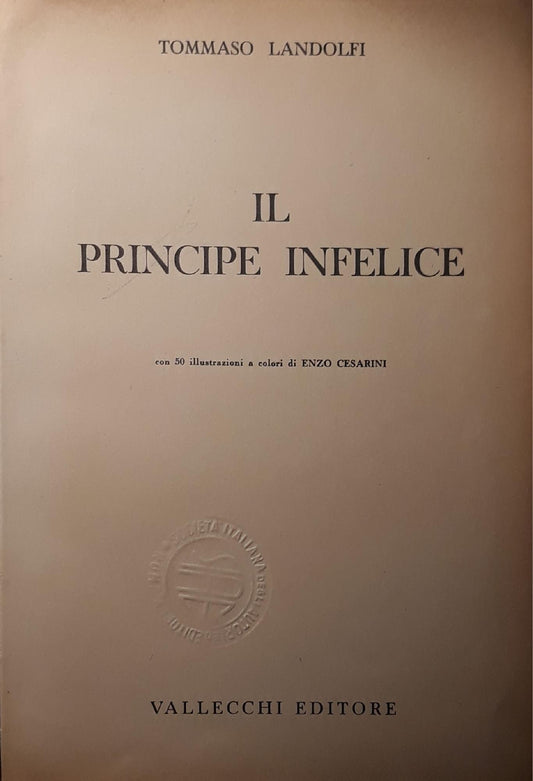 Il principe infelice - copertina