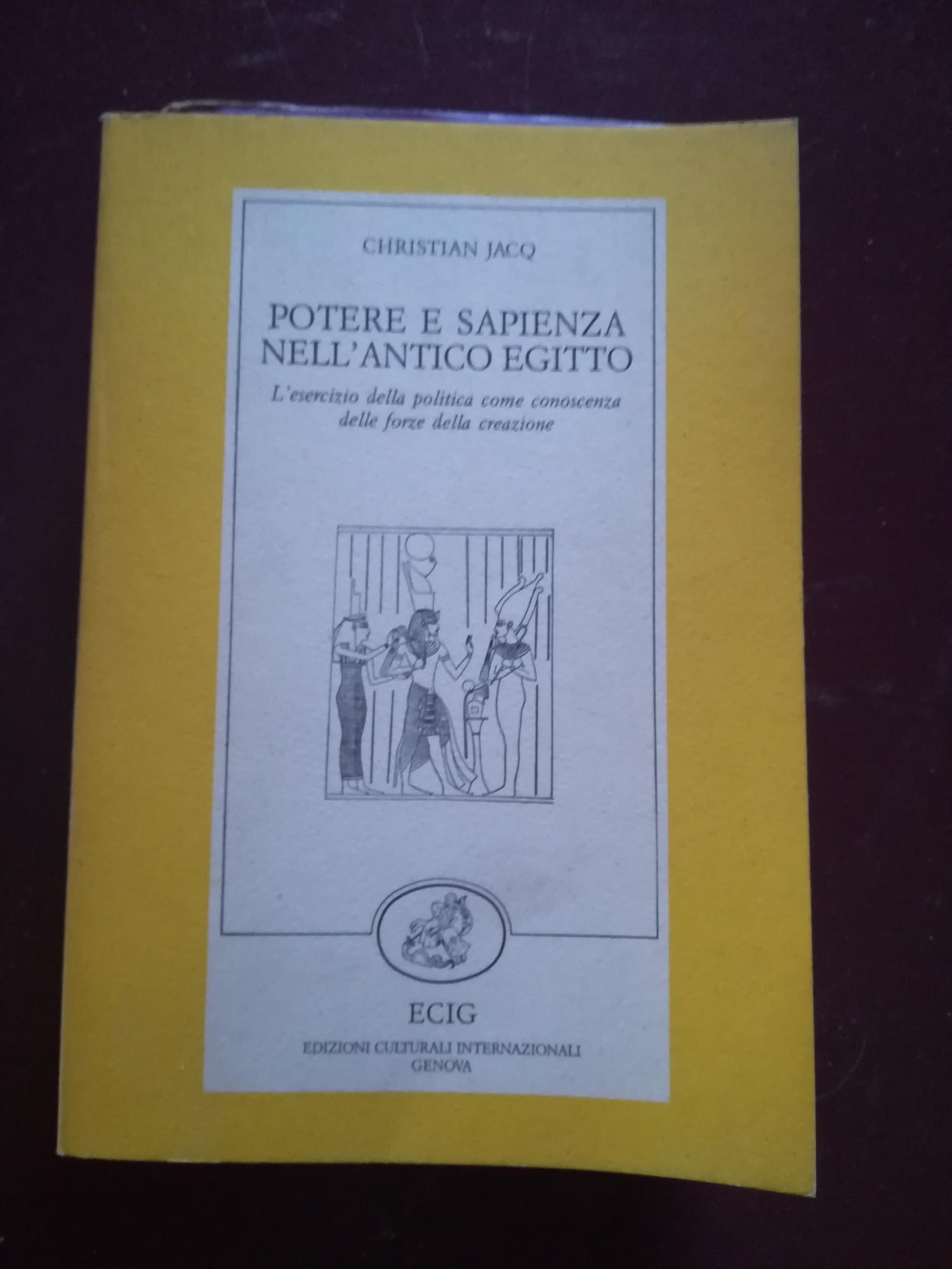 Sapienza e potere nell'antico Egitto - copertina