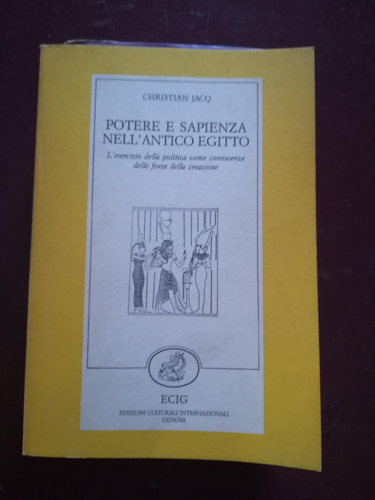 Sapienza e potere nell'antico Egitto - copertina