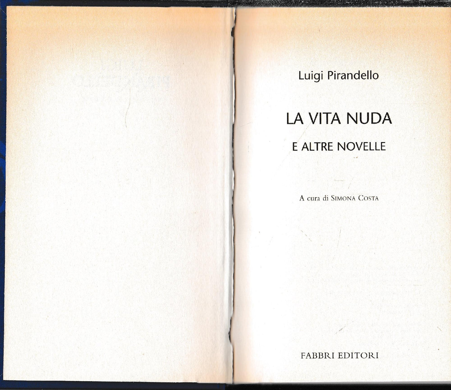 Luigi Pirandello Tutte le opere. La vita nuda e altre novelle - copertina