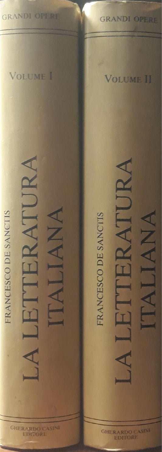 La letteratura italiana:  (vol. I p. 427; Vol. II p. 427) - copertina