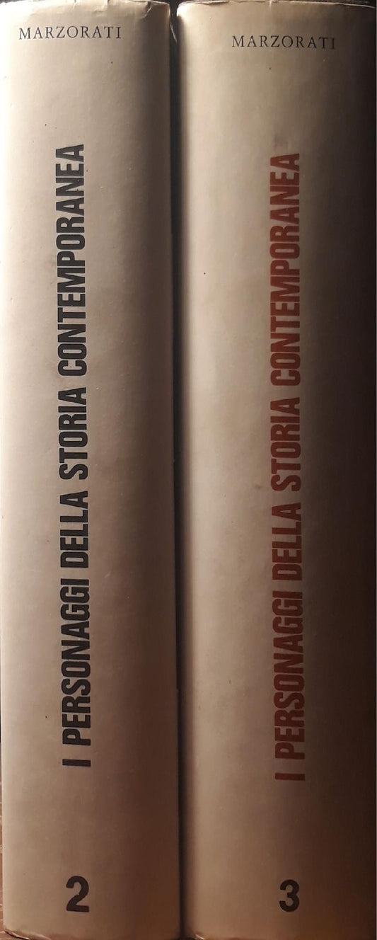 I personaggi della storia contemporanea: (vol. 2 e 3) - copertina