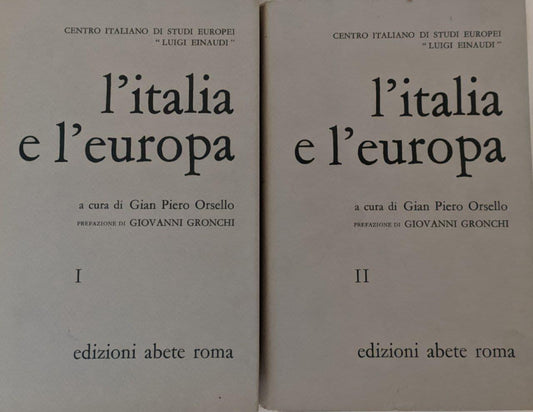 L'Italia e l'Europa (2 Volumi) - copertina
