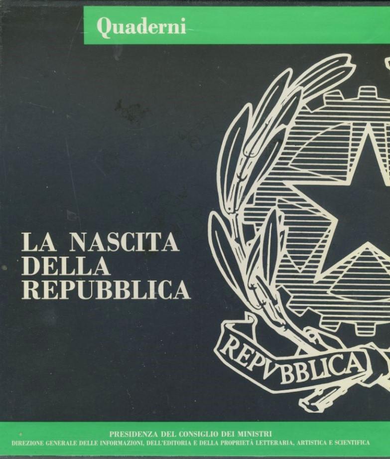 La nascita della Repubblica - copertina