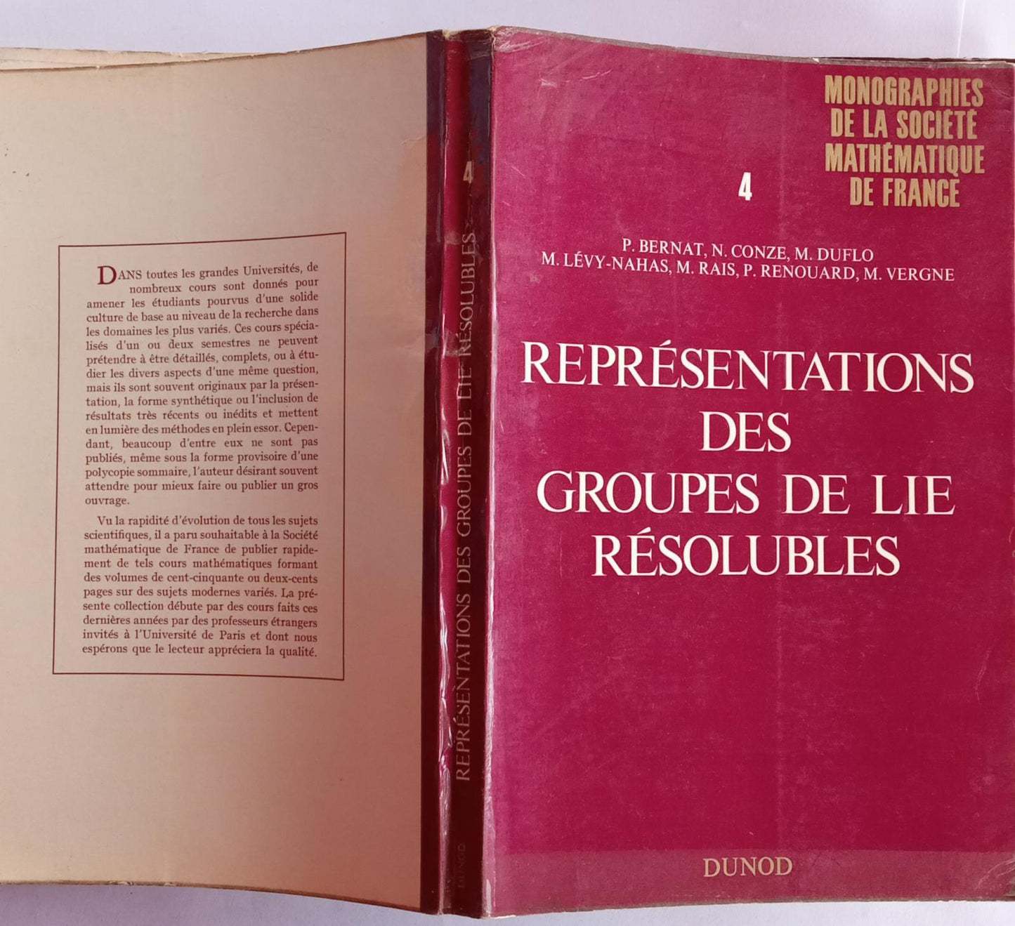Representation des groupes de lie resolubles - copertina