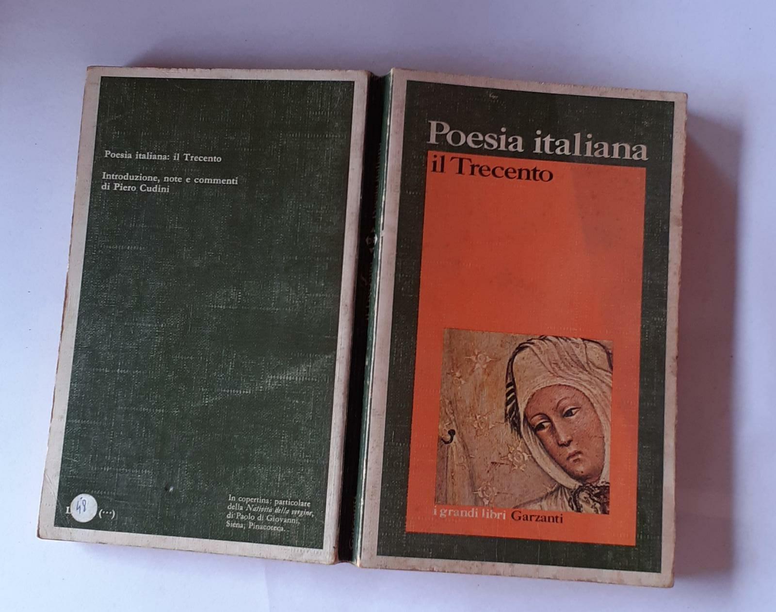 Poesia italiana del Trecento - copertina