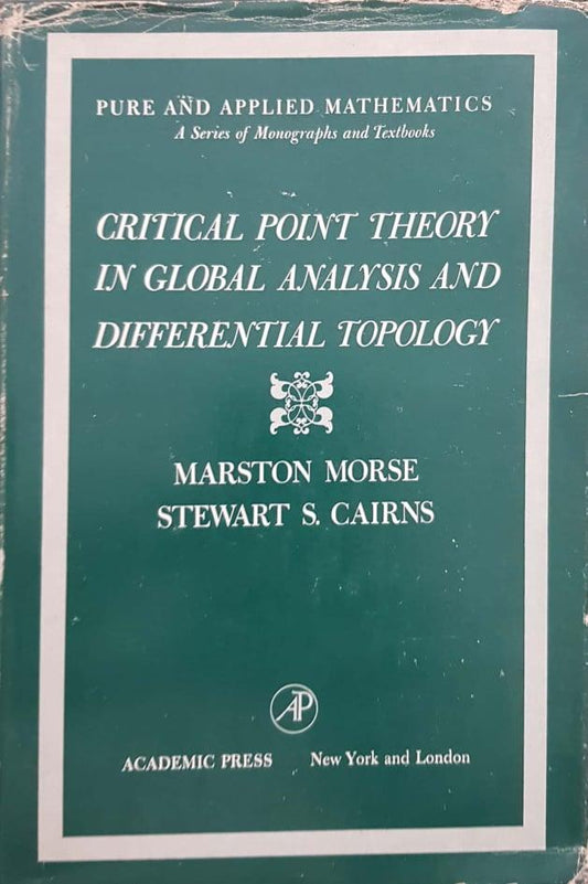 Critical point theory in global analysis and differential topology - copertina
