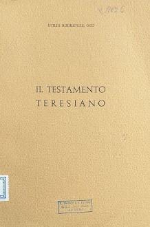 Il testamento teresiano - copertina
