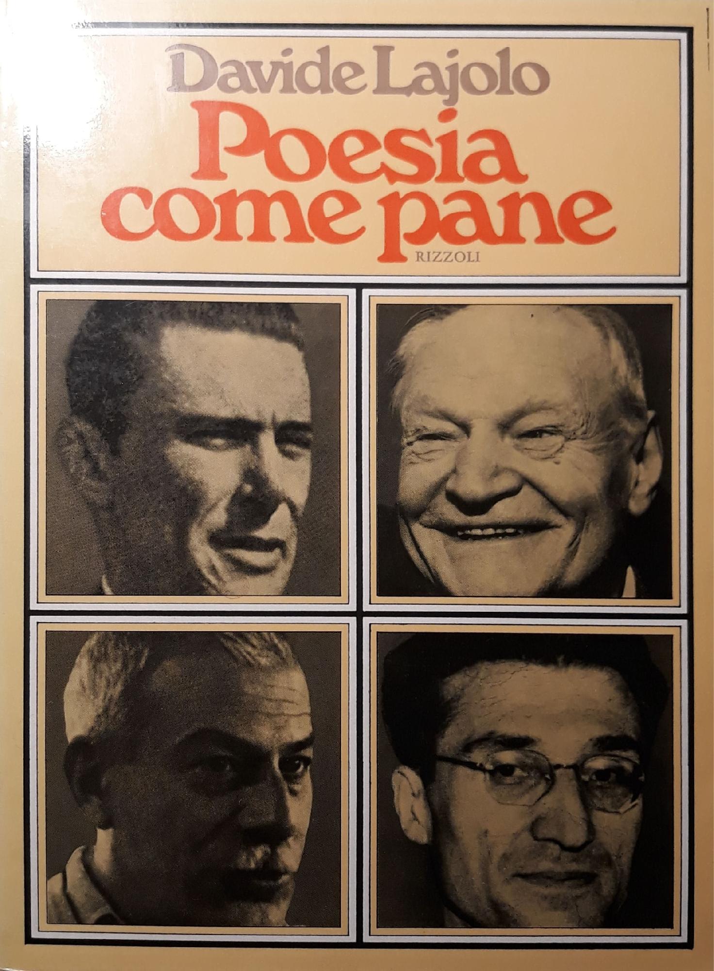 Poesia come pane - copertina