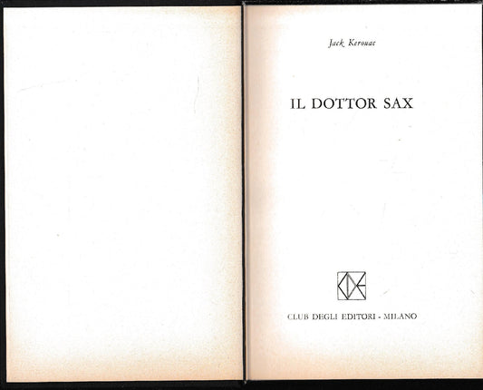 Il dottor Sax - copertina
