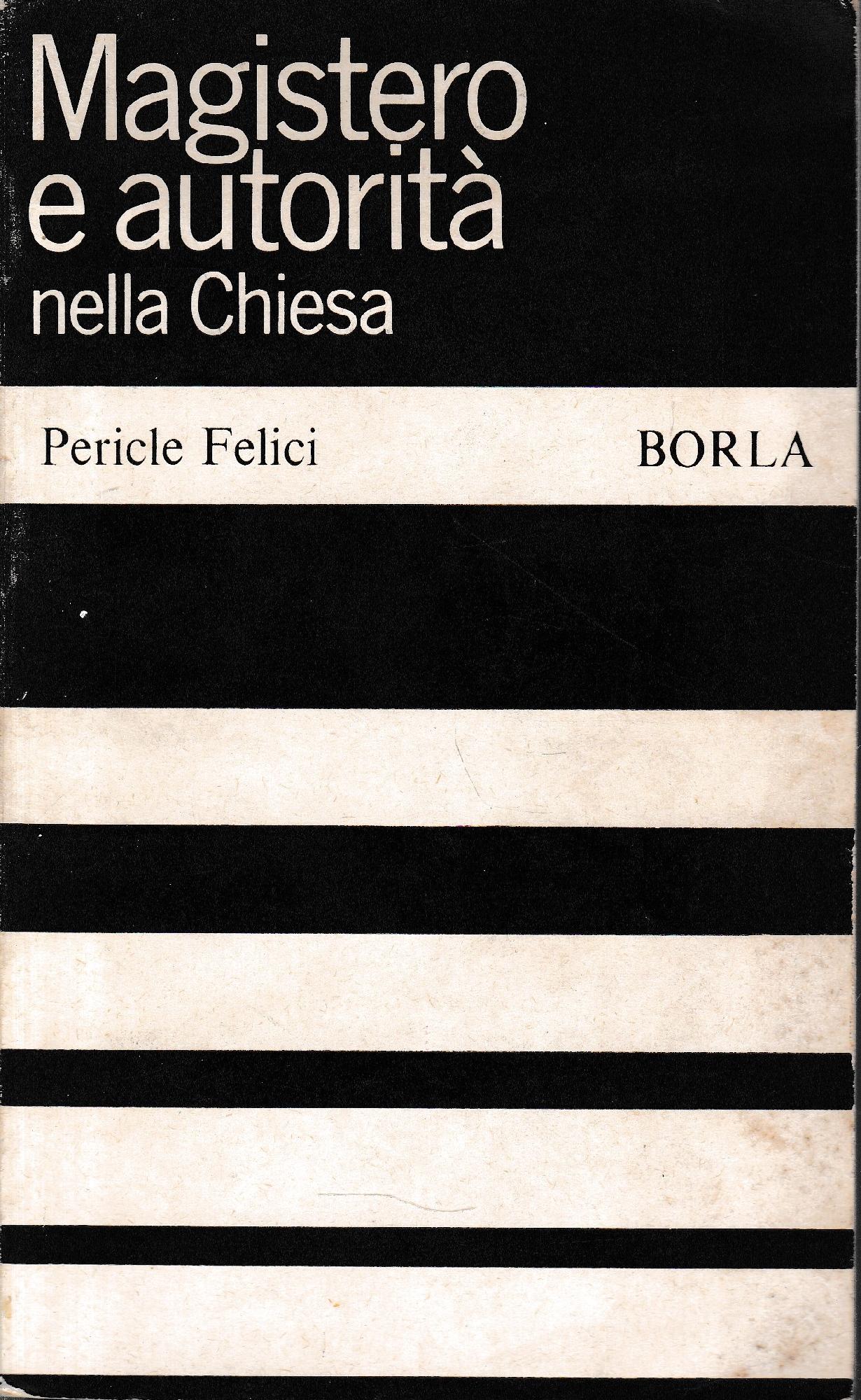 Magistero e autorità nella Chiesa - copertina