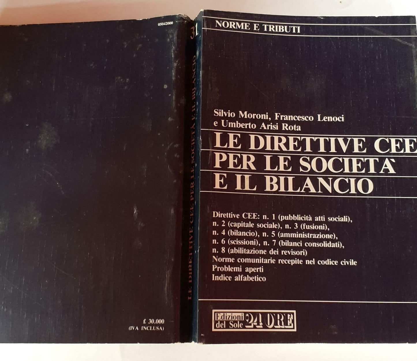 Le direttive CEE per le società e il bilancio. Volume 31 - copertina