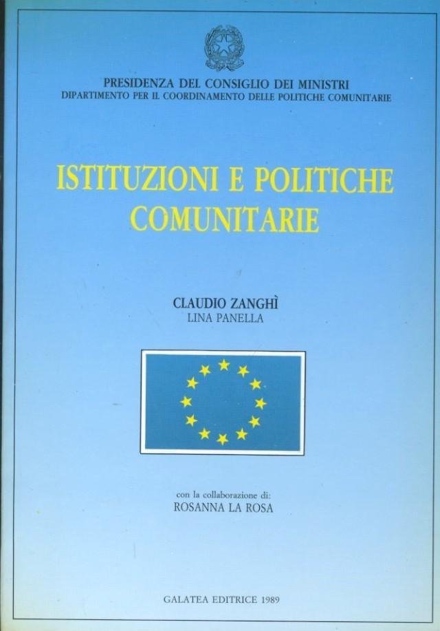 Istituzioni e politiche comunitarie - copertina