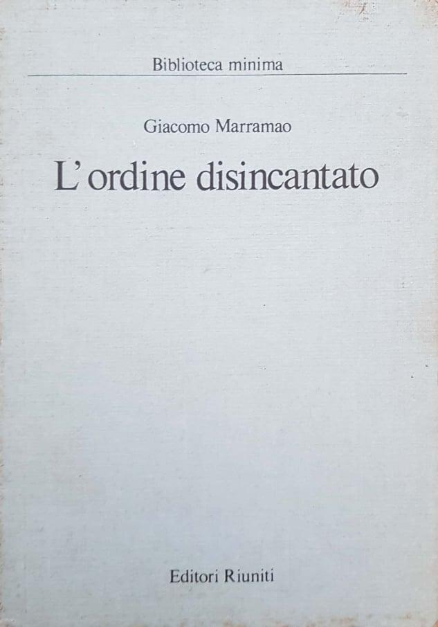 L'ordine disincantato - copertina