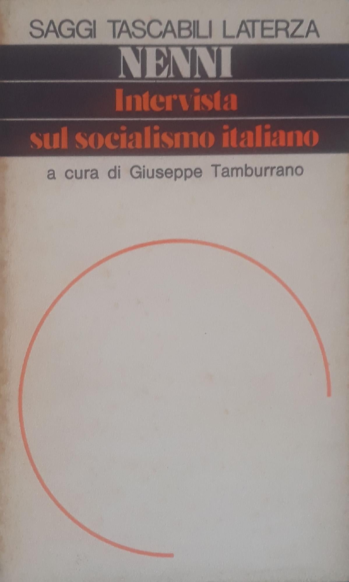 Intervista sul socialismo italiano - copertina