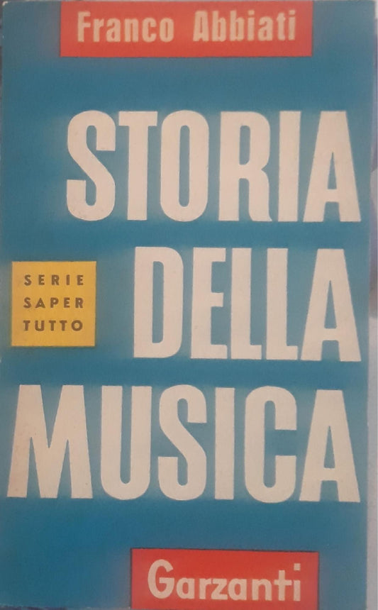 Storia della musica - copertina